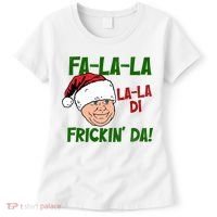 Fa La La La La Di Frickin Da Funny Christmas Women's T-Shirt thumb 0