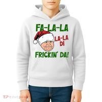 Fa La La La La Di Frickin Da Funny Christmas Kids Hoodie thumb 4