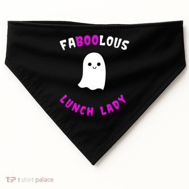 Faboolous Lunch Lady USA-Made Doggie Bandana