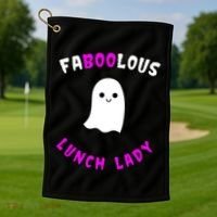 Faboolous Lunch Lady Golf Towel thumb 1