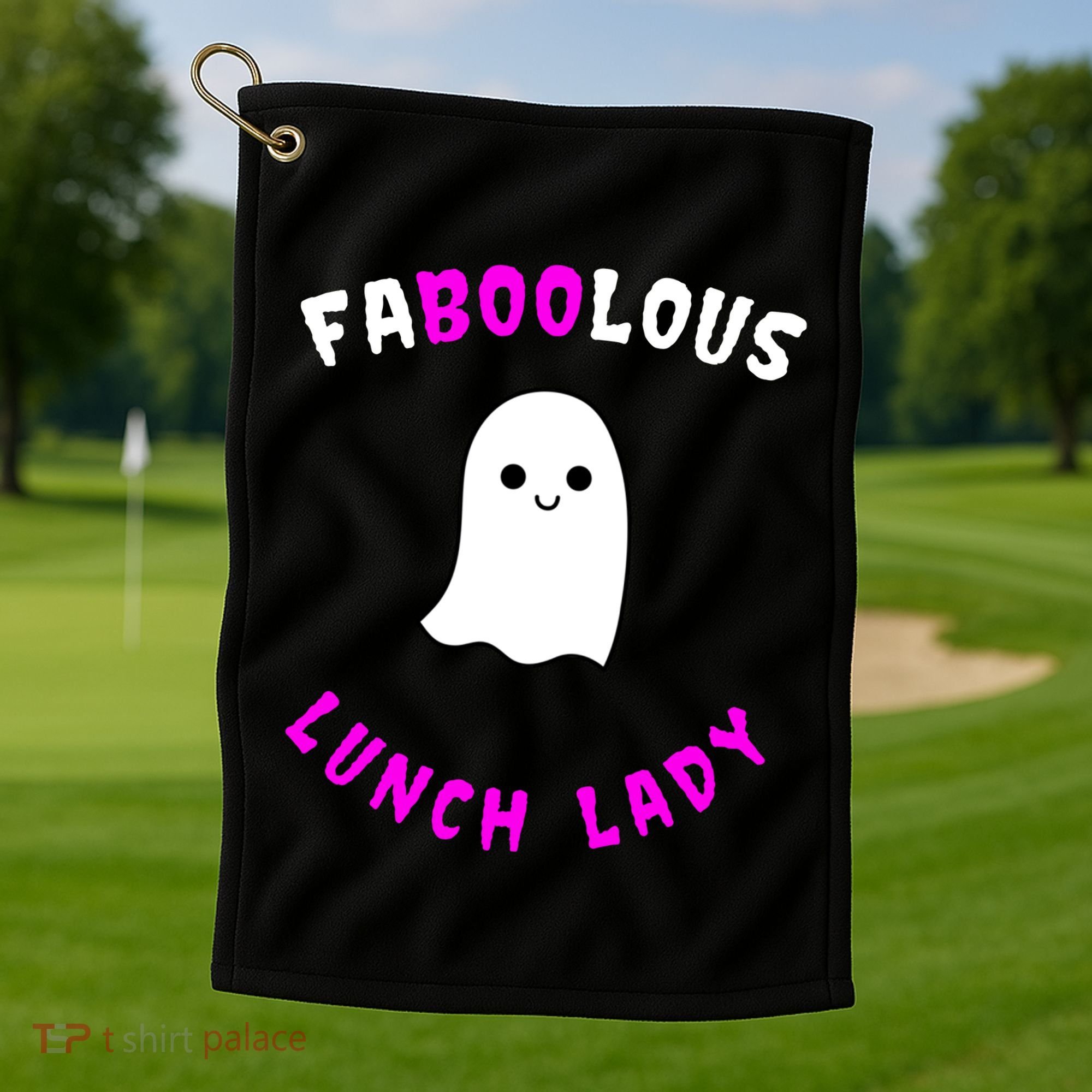 Faboolous Lunch Lady Golf Towel