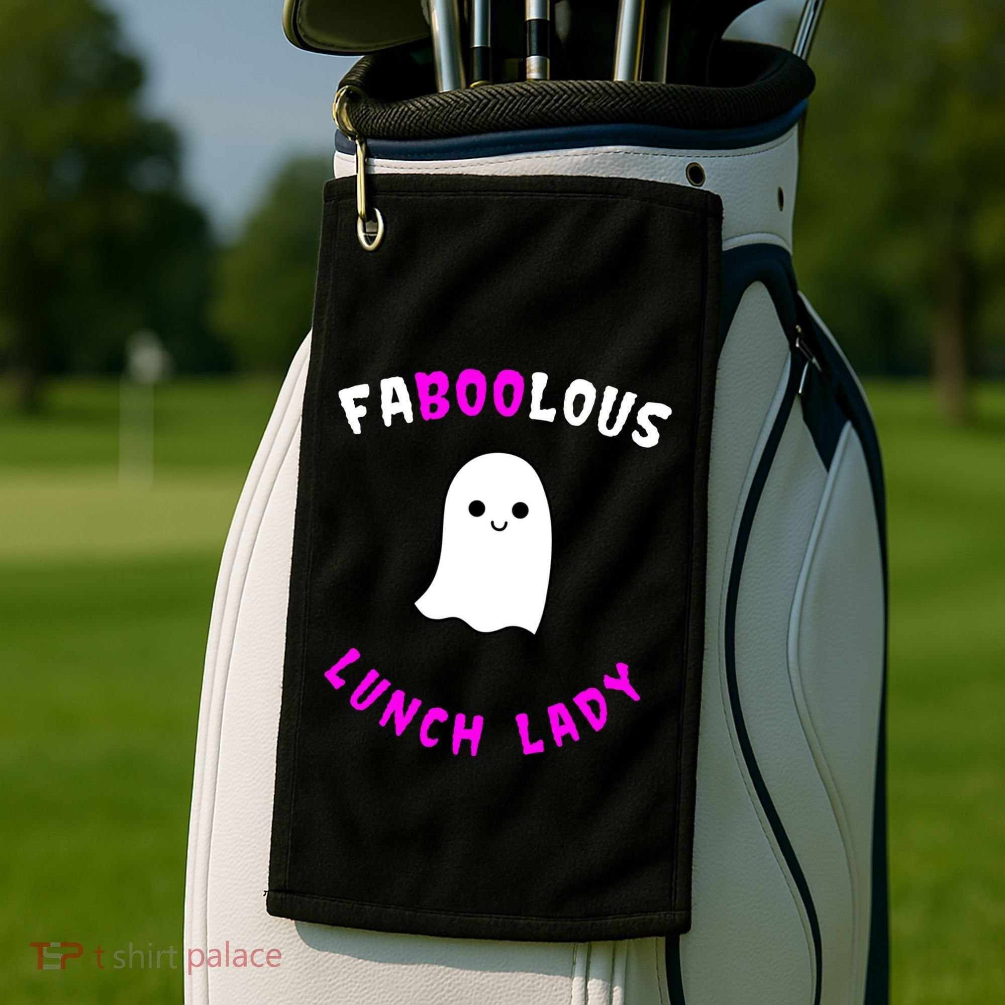Faboolous Lunch Lady Golf Towel