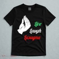 Funny Live Laugh Lasagna Tshirt Funny Lasagna Lovers T-Shirt thumb 5