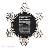 Funny Lunch Lady Nutrition Facts School Cafeteria Cooks Cool Gift Ornament thumb 0
