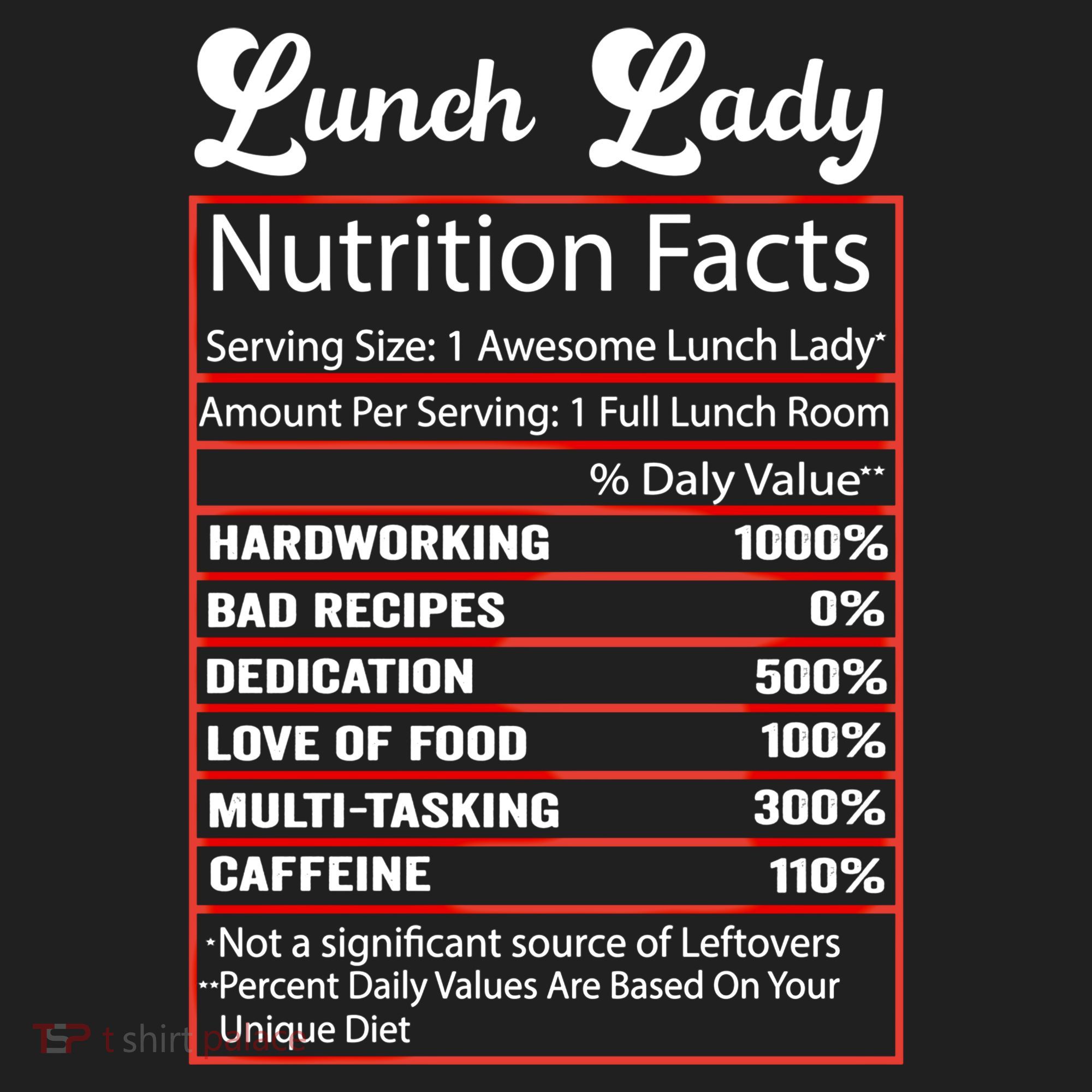 Funny Lunch Lady Nutrition Facts School Cafeteria Cooks Gift Women's Sweatshirt