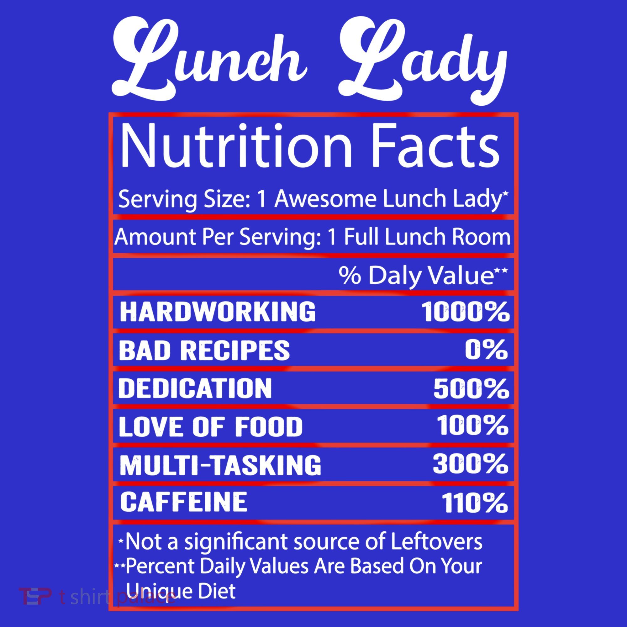 Funny Lunch Lady Nutrition Facts School Cafeteria Cooks Gift Sweatshirt