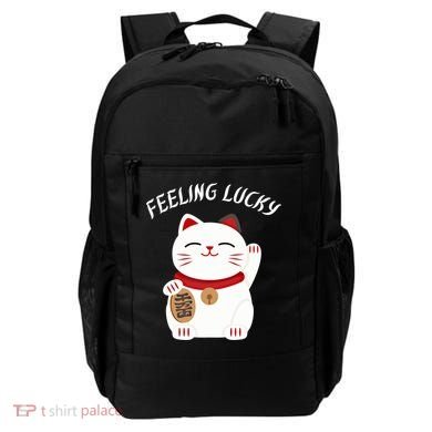 Feeling Lucky Lucky Cat Chinese Lucky Cat Gift Backpack