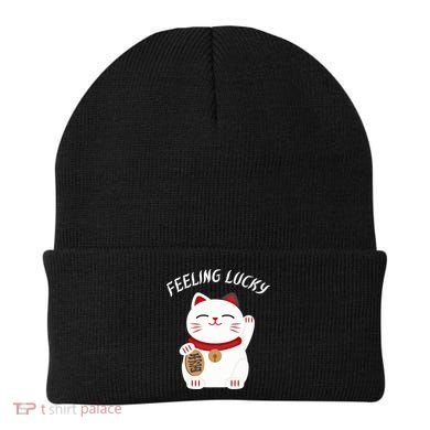 Feeling Lucky Lucky Cat Chinese Lucky Cat Gift Beanie