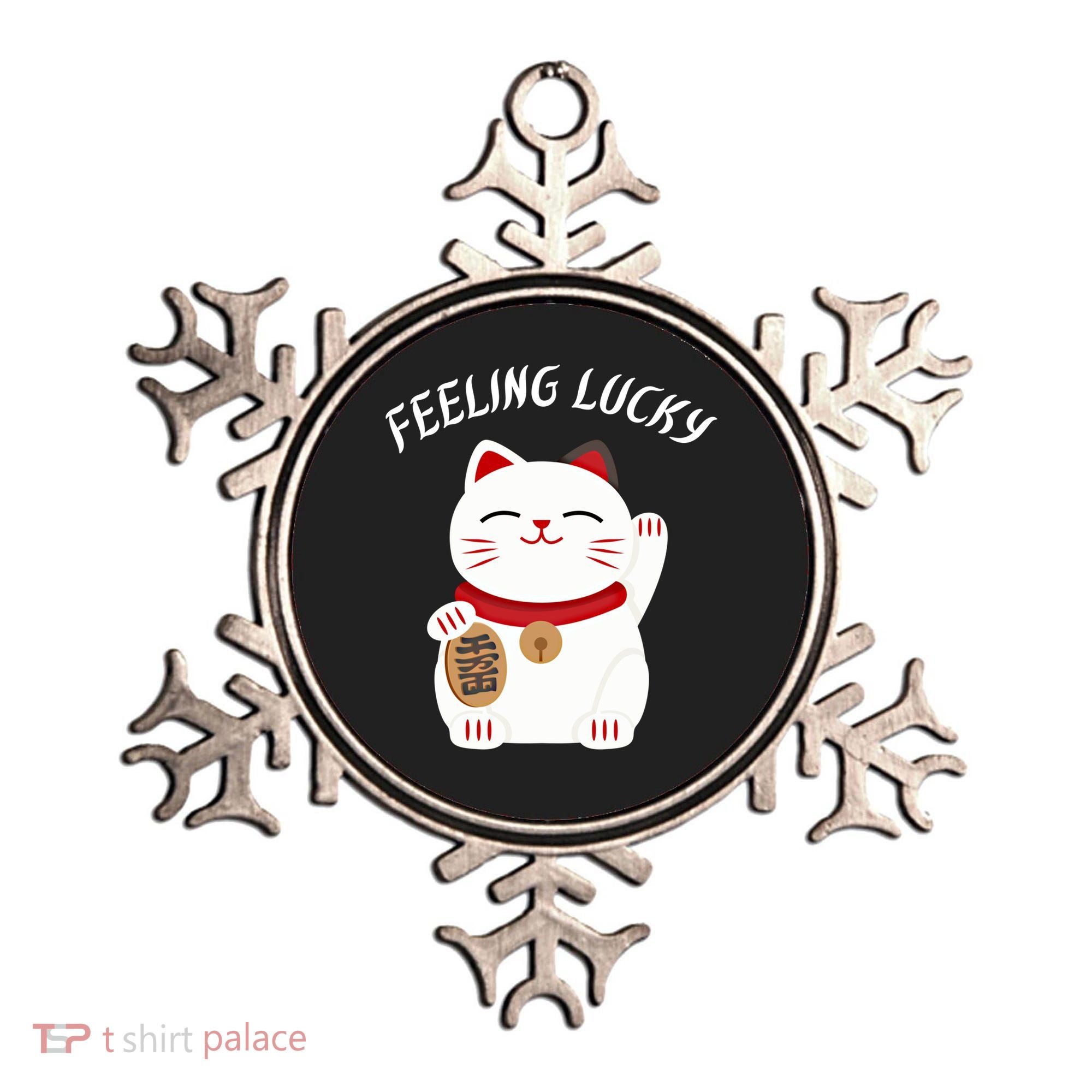 Feeling Lucky Lucky Cat Chinese Lucky Cat Gift Ornament