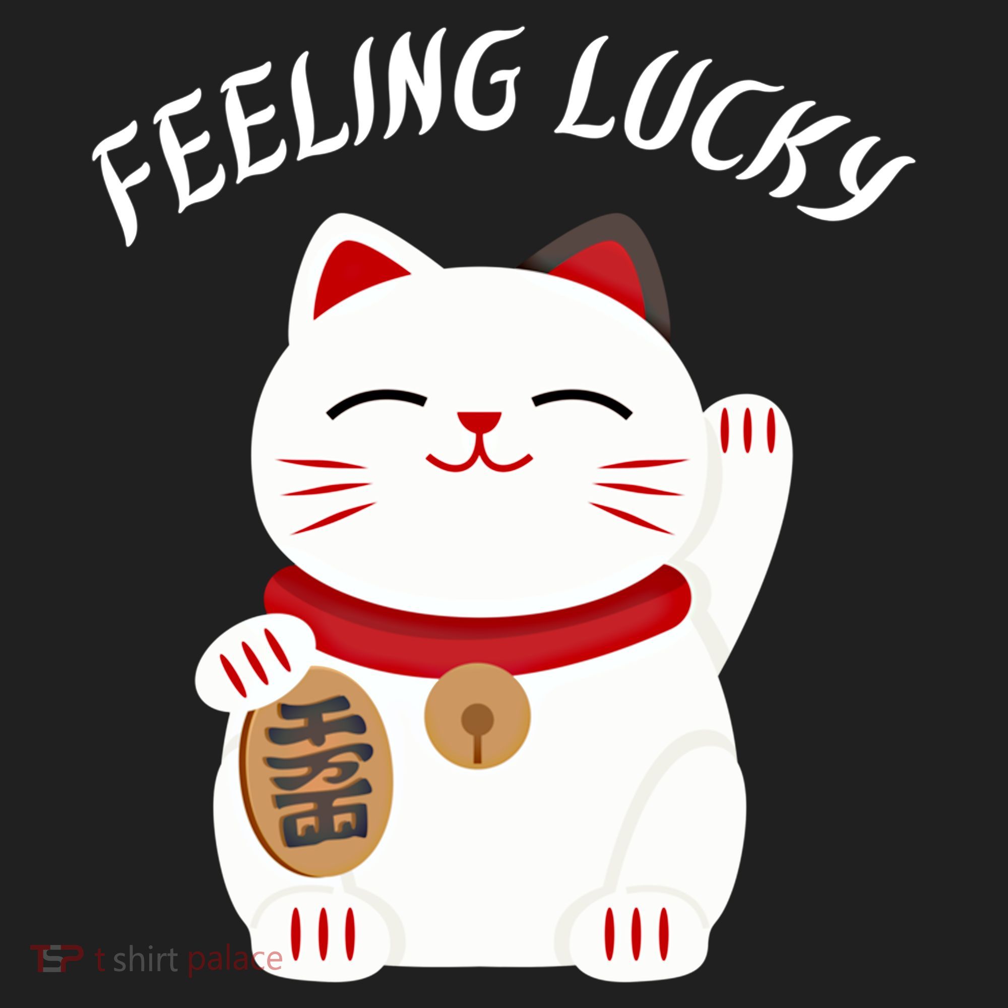 Feeling Lucky Lucky Cat Chinese Lucky Cat Gift Golf Towel