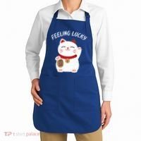 Feeling Lucky Lucky Cat Chinese Lucky Cat Gift Apron thumb 2