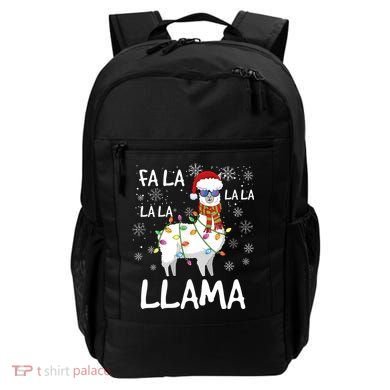 Fa La La Llama Funny Llama Christmas Backpack