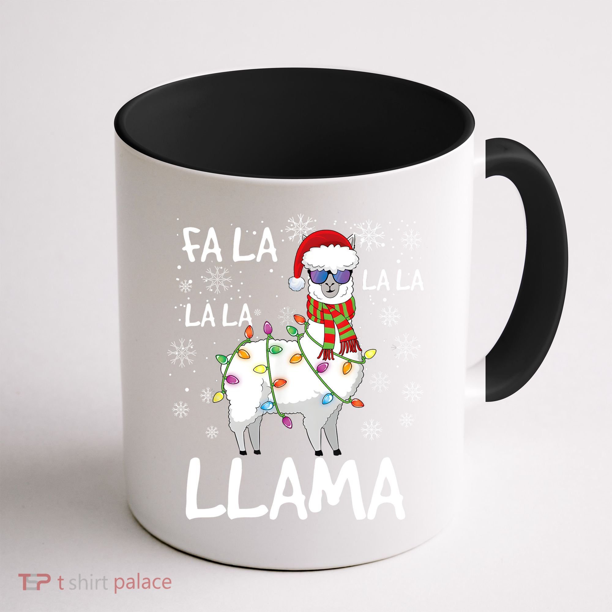 Fa La La Llama Funny Llama Christmas Coffee Mug