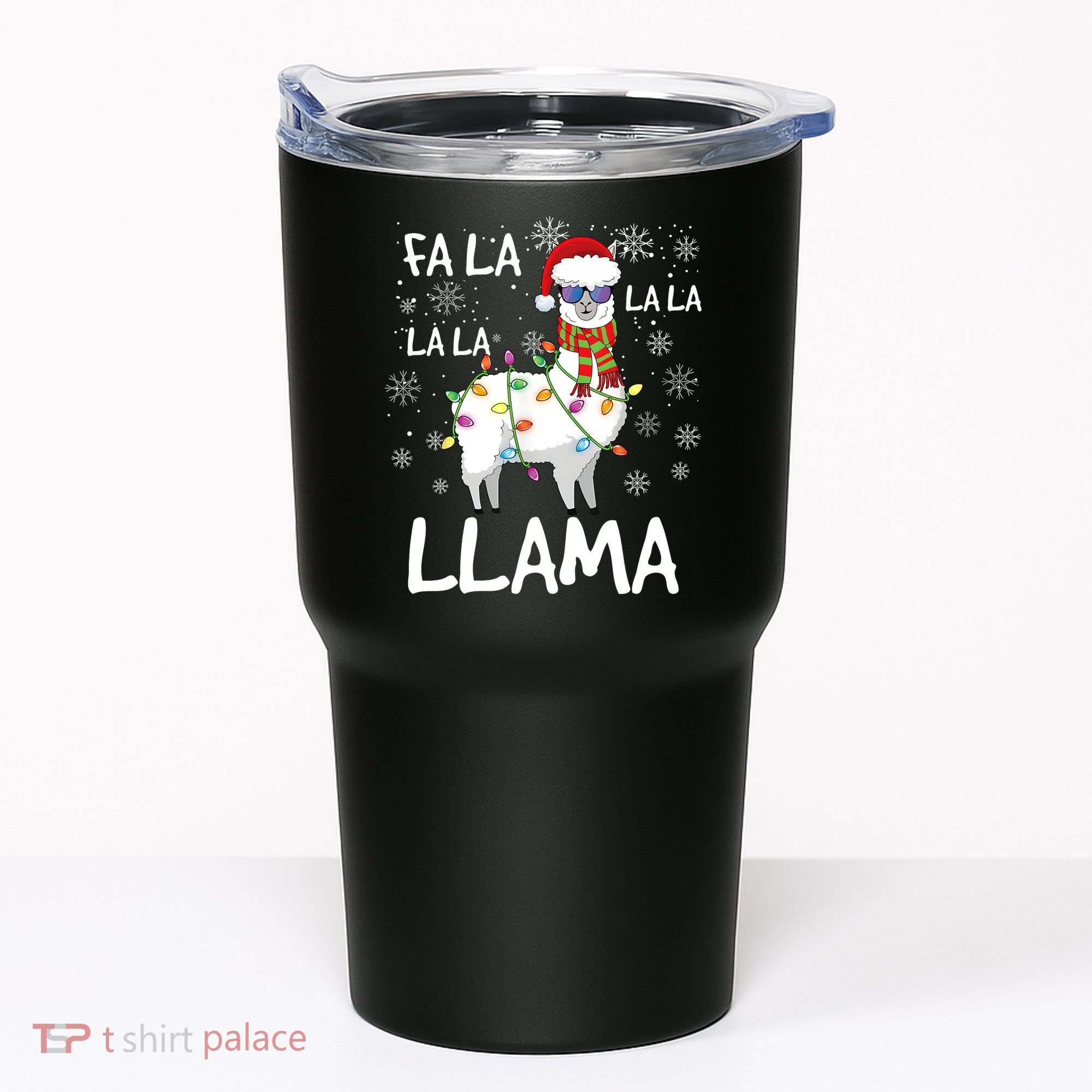 Fa La La Llama Funny Llama Christmas Tumbler