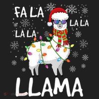 Fa La La Llama Funny Llama Christmas Tumbler thumb 3