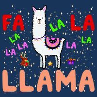 Fa La La Llama Funny Llama Christmas Women's Sweatshirt thumb 2
