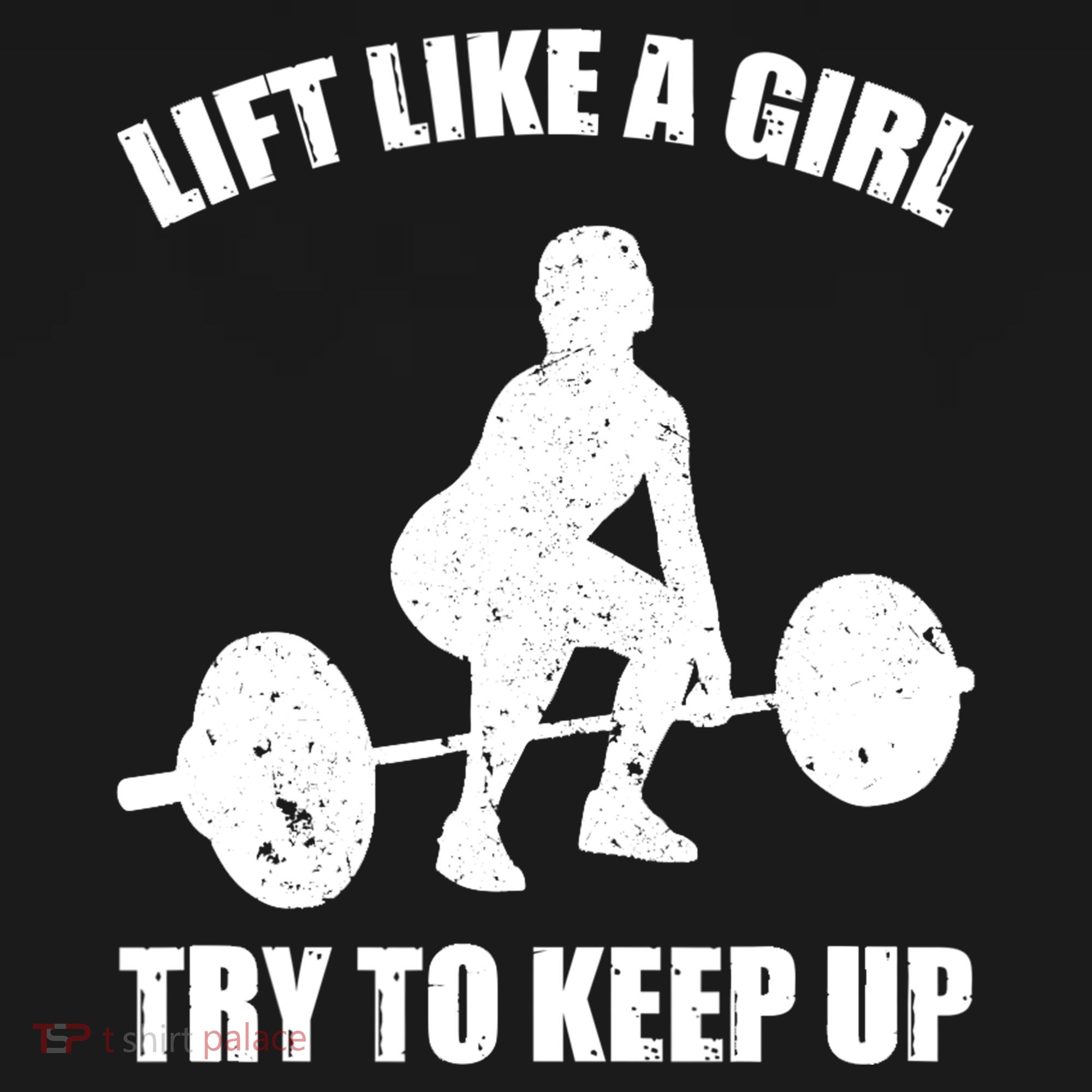 Funny Lift Like A Girl Heavy Weightlifting Gift Fitness Workout Gift Women's Tank Top