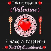 Funny Lunch Lady Valentines Day For Lunch Lady Cafeteria Women's Hoodie thumb 2