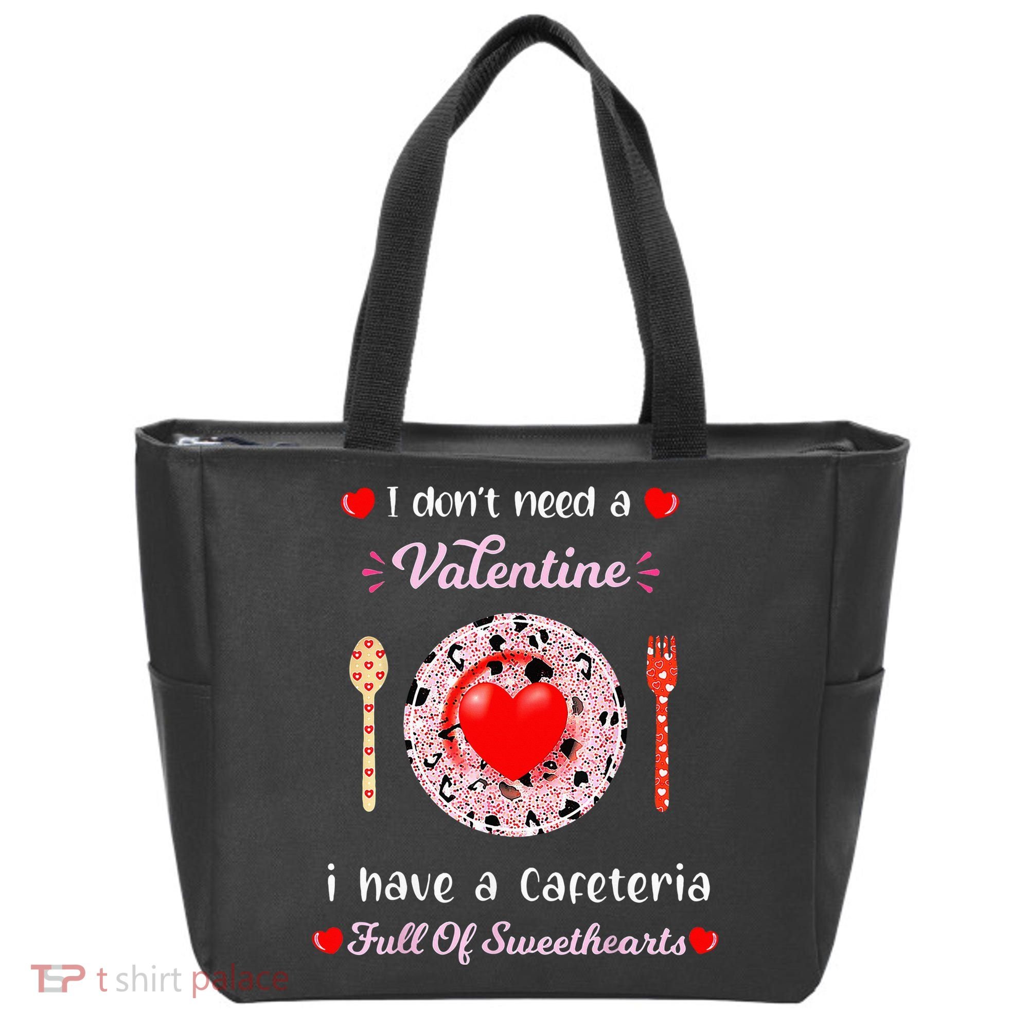 Funny Lunch Lady Valentines Day For Lunch Lady Cafeteria Tote Bag