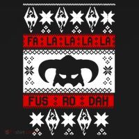 Fa La La La La Fus RO Dah Ugly Christmas Women's Hoodie thumb 2