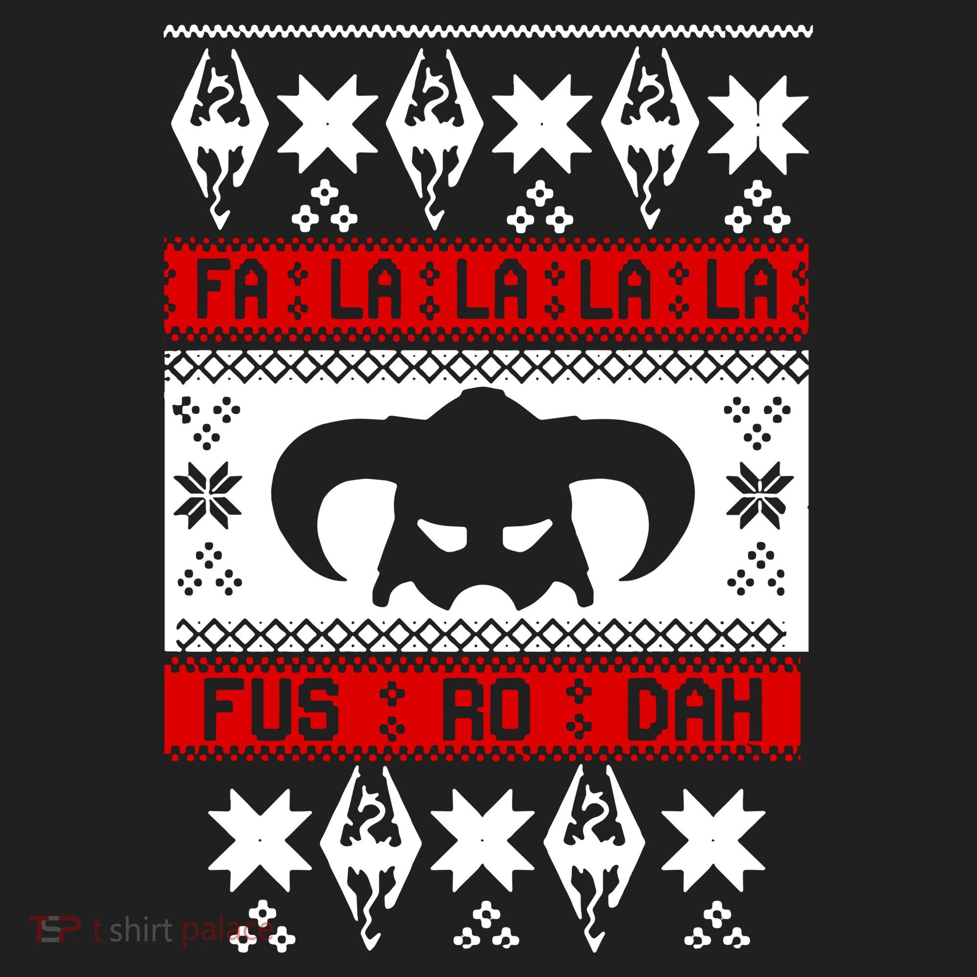 Fa La La La La Fus RO Dah Ugly Christmas Golf Towel