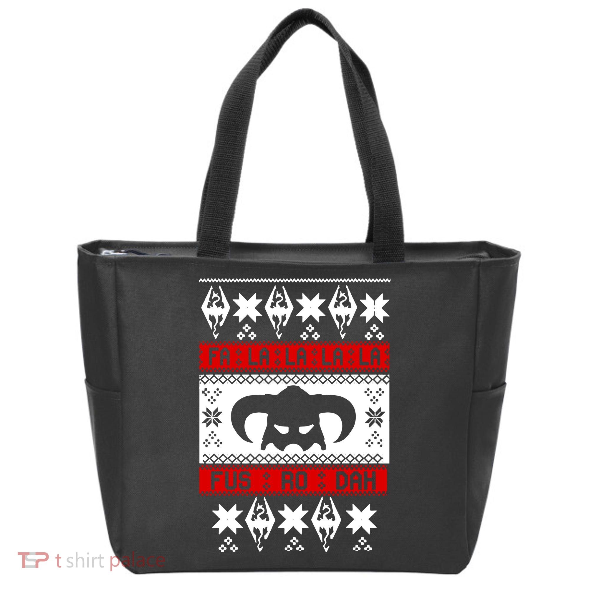 Fa La La La La Fus RO Dah Ugly Christmas Tote Bag