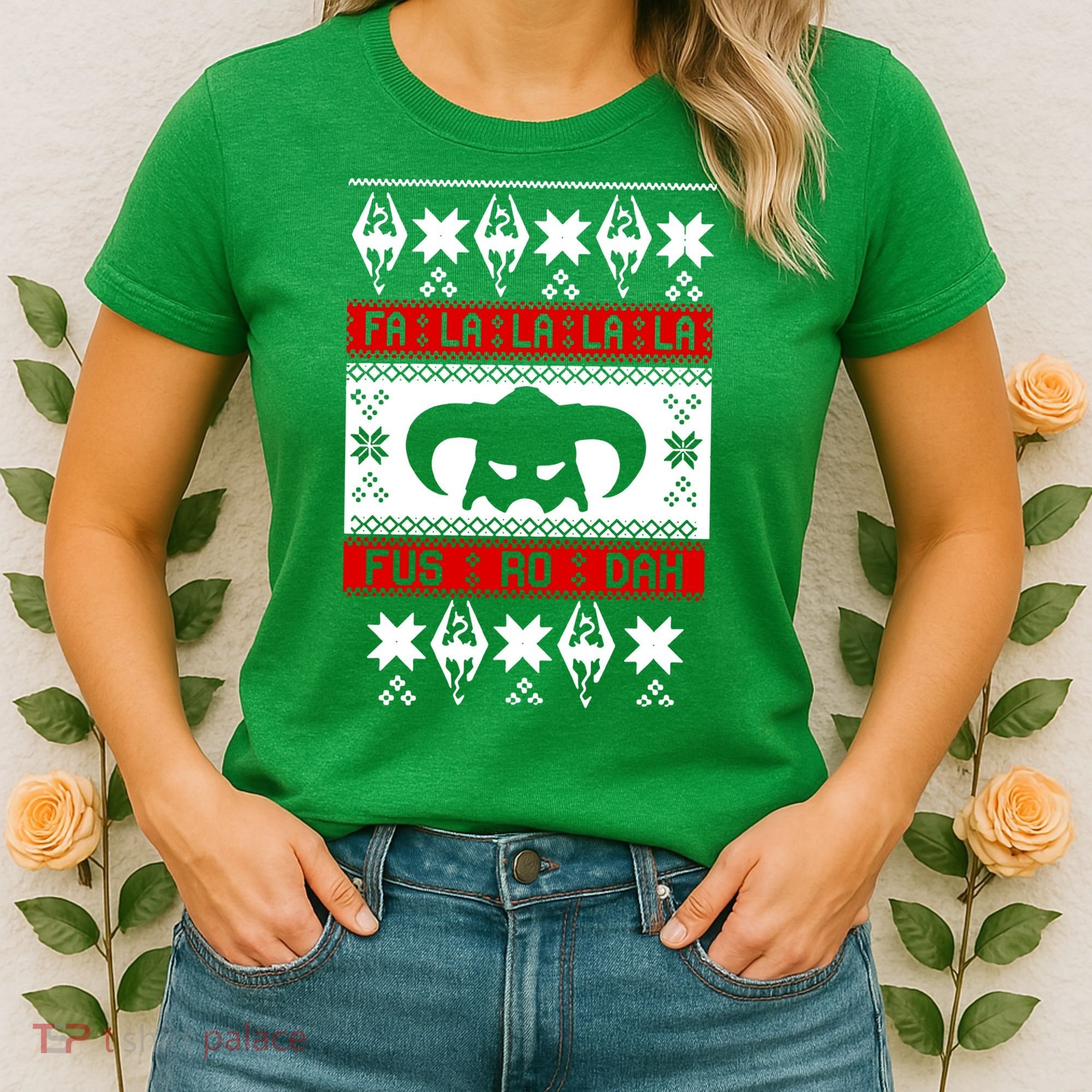 Fa La La La La Fus RO Dah Ugly Christmas Women's T-Shirt
