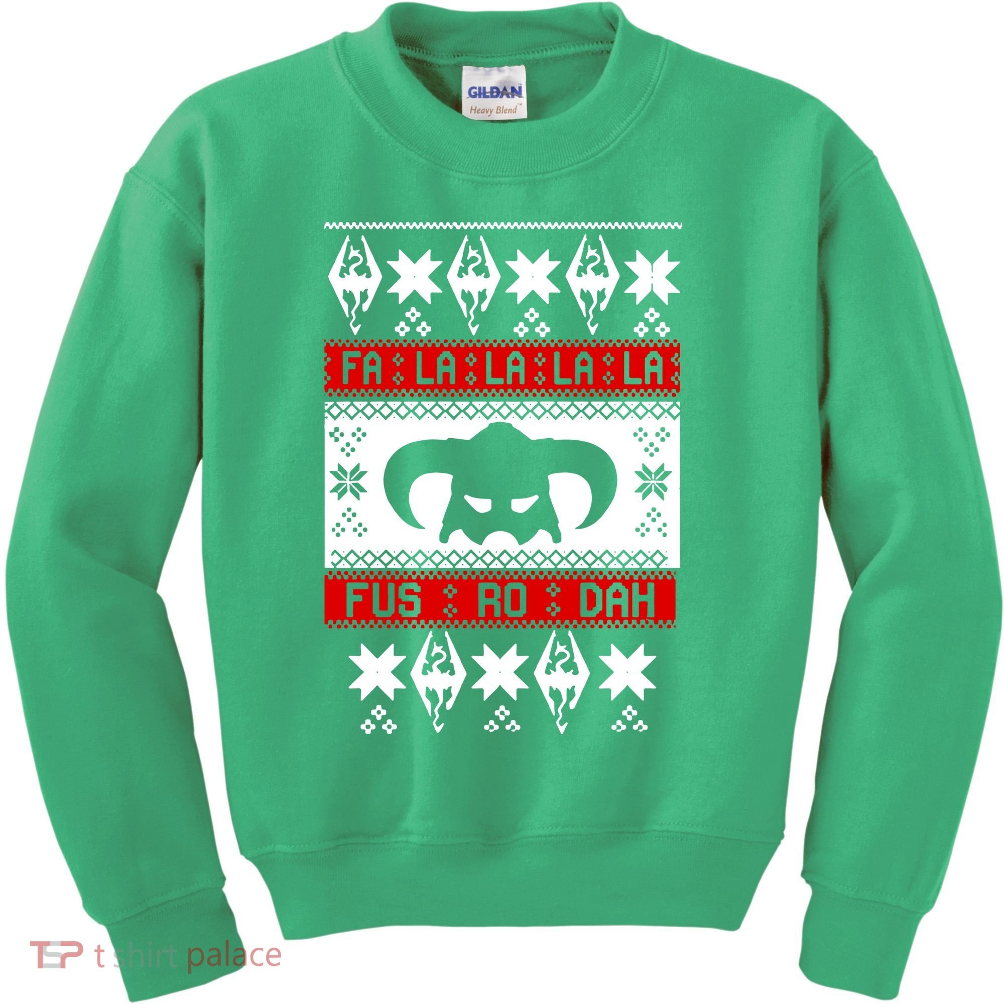 Fa La La La La Fus RO Dah Ugly Christmas Kids Sweatshirt