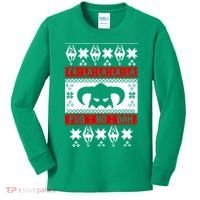 Fa La La La La Fus RO Dah Ugly Christmas Kids Long Sleeve Shirt thumb 0