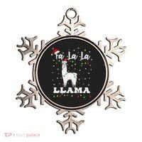 Fa La La Llama Christmas Lamma Lama Tree Lights Santa Family Cool Gift Ornament thumb 0