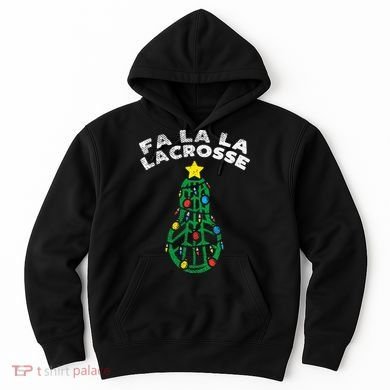 Fa La Lacrosse Christmas Lax Player Goalie Team Hoodie