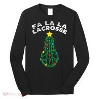 Fa La Lacrosse Christmas Lax Player Goalie Team Long Sleeve Shirt thumb 0