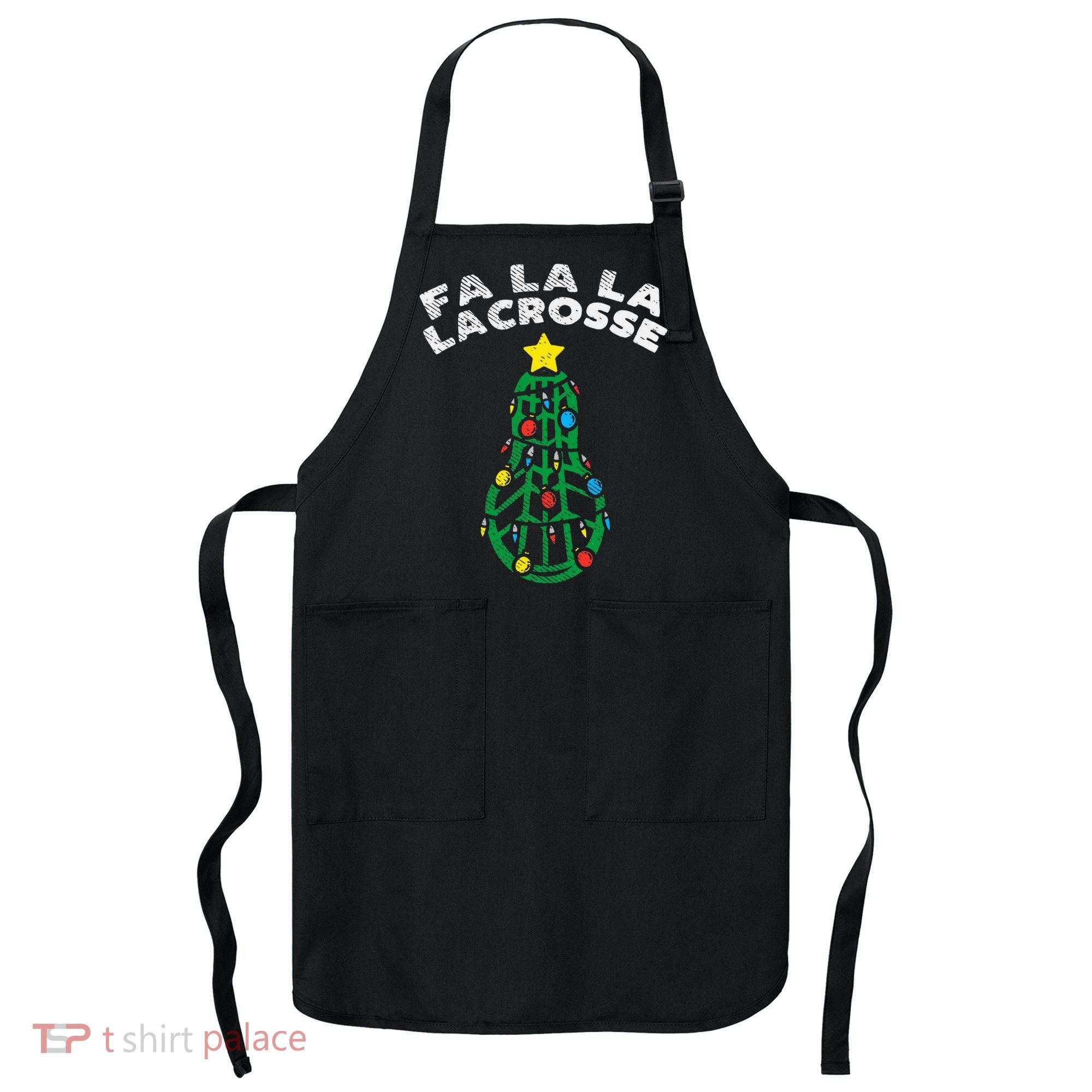 Fa La Lacrosse Christmas Lax Player Goalie Team Apron