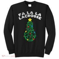 Fa La Lacrosse Christmas Lax Player Goalie Team Sweatshirt thumb 0