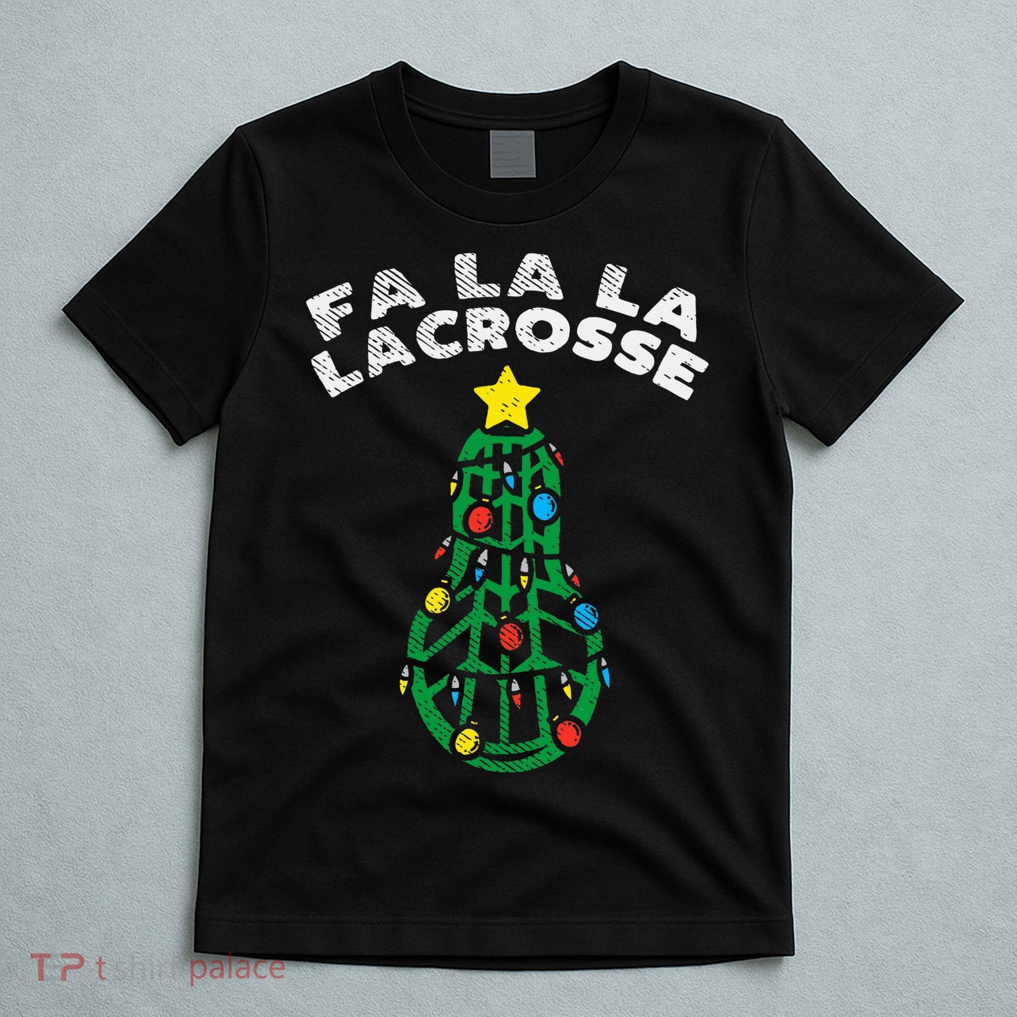 Fa La Lacrosse Christmas Lax Player Goalie Team T-Shirt