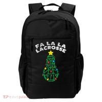 Fa La Lacrosse Christmas Lax Player Goalie Team Backpack thumb 0