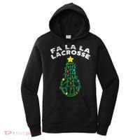 Fa La Lacrosse Christmas Lax Player Goalie Team Women's Hoodie thumb 0