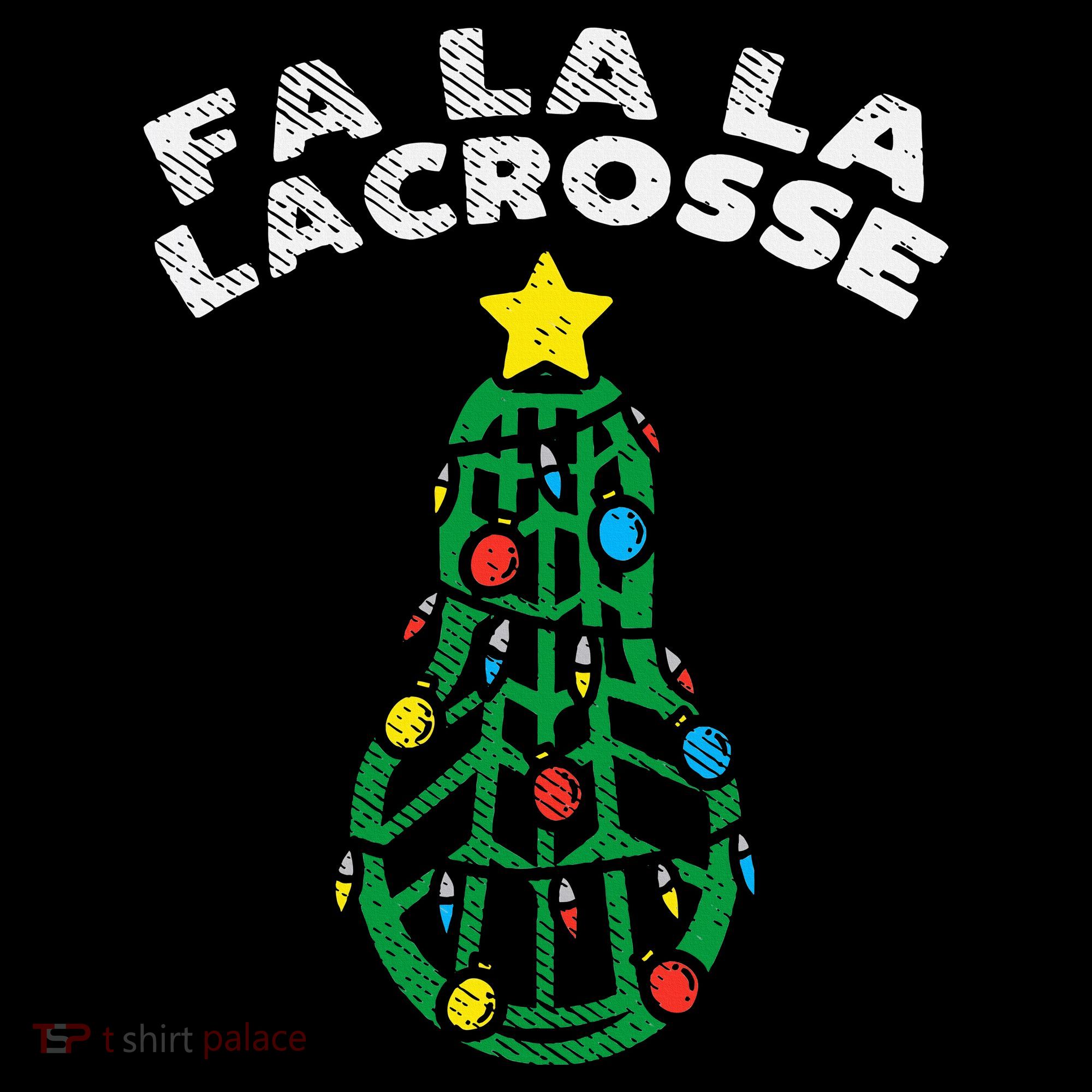 Fa La Lacrosse Christmas Lax Player Goalie Team Women's Hoodie