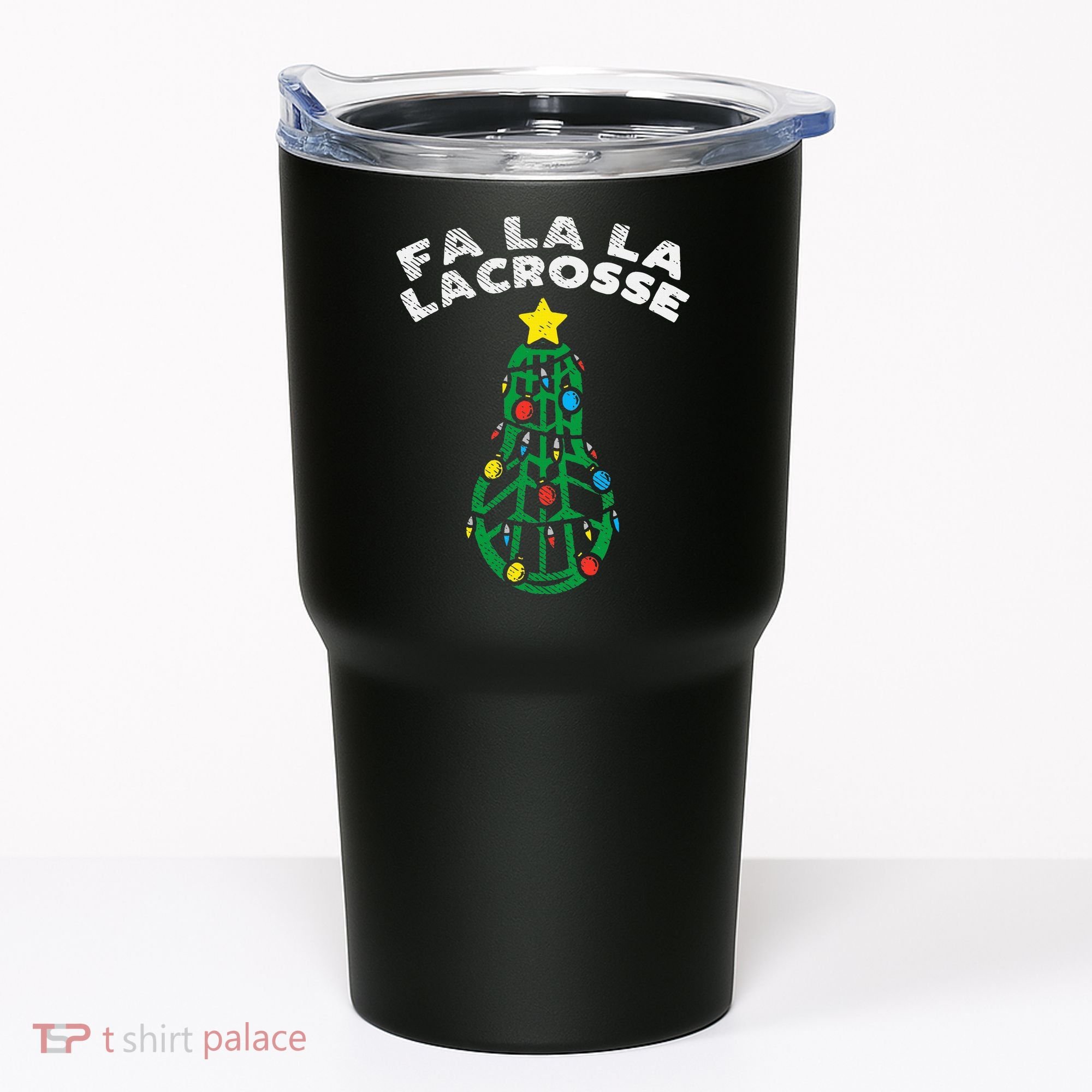 Fa La Lacrosse Christmas Lax Player Goalie Team Tumbler