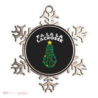 Fa La Lacrosse Christmas Lax Player Goalie Team Ornament thumb 0