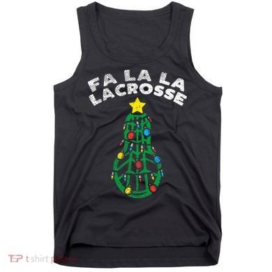 Fa La Lacrosse Christmas Lax Player Goalie Team Tank Top