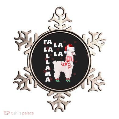 Fa La La Llama Santa Christmas Funny Gift Xmas Ornament