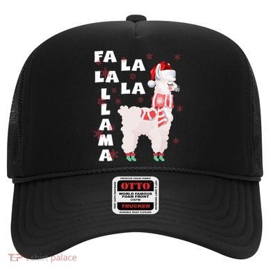 Fa La La Llama Santa Christmas Funny Gift Xmas Hat