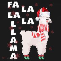 Fa La La Llama Santa Christmas Funny Gift Xmas Visor thumb 3