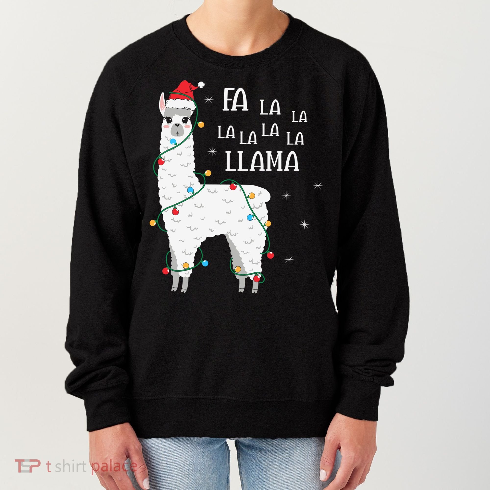 Fa La La Llama Christmas Lllama Essential Women's Sweatshirt