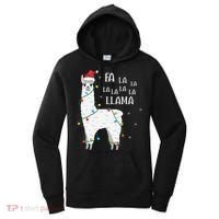 Fa La La Llama Christmas Lllama Essential Women's Hoodie thumb 0