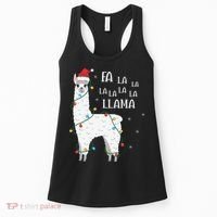 Fa La La Llama Christmas Lllama Essential Women's Tank Top thumb 0