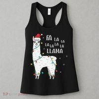Fa La La Llama Christmas Lllama Essential Women's Tank Top thumb 3