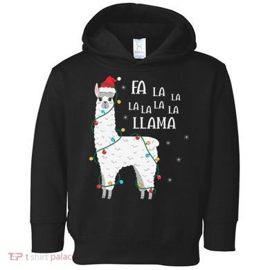 Fa La La Llama Christmas Lllama Essential Toddler Hoodie