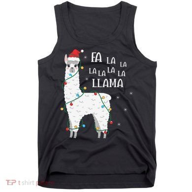 Fa La La Llama Christmas Lllama Essential Tank Top